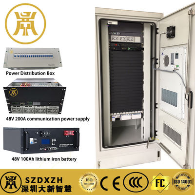 32U 屋外電源キャビネット 組み込みのスイッチング電源とPDUと統合電源ボックス