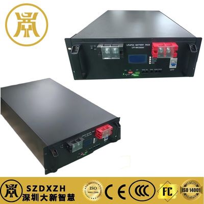 スタックマウント 48VDC バッテリー 7200Wh リチウムイオン バッテリー パック 太陽光発電貯蔵システム
