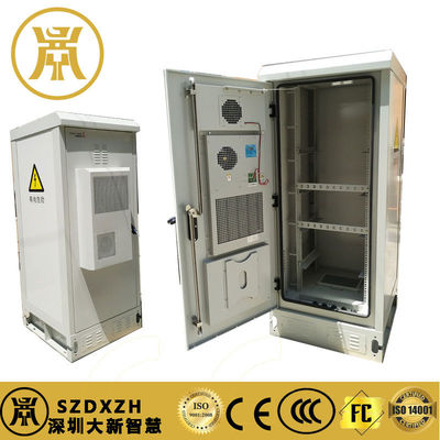 電気通信産業用 統合 IP55 屋外キャビネット 20U - 40U 電源配送囲い